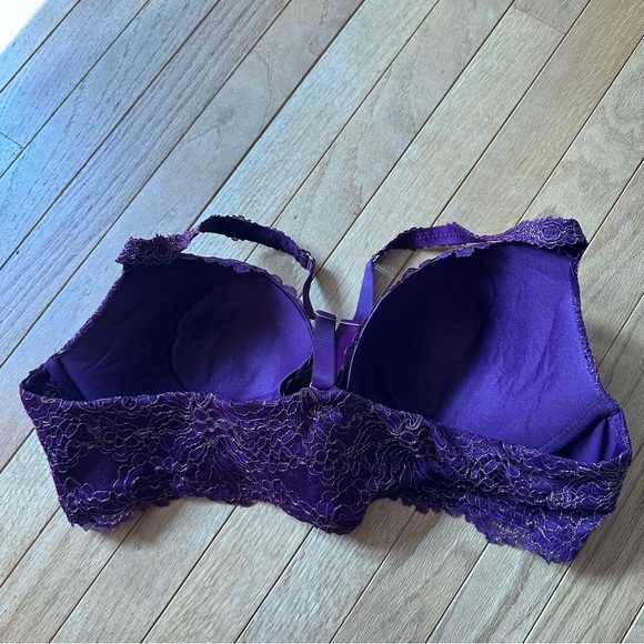 Savage X Fenty Lace Overlay Underwire Racerback Bra 40D New - Picture 8 of 8